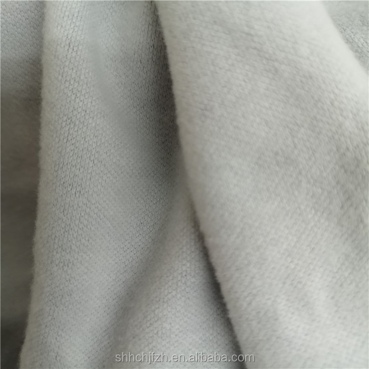 Polyester Cotton 65 35 Brush Back Cotton Fleece Fabric