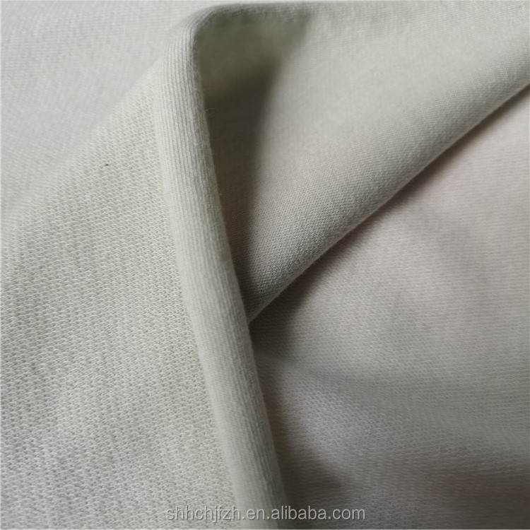 400gsm French Terry  Knit 70% Cotton 30% Polyester Heavy French Terry Fabric