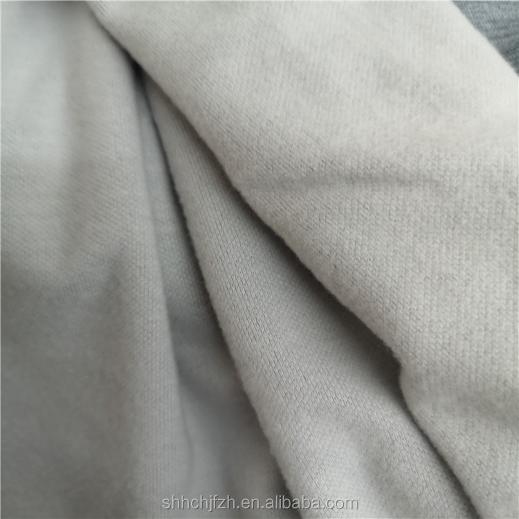 Polyester Cotton 65 35 Brush Back Cotton Fleece Fabric