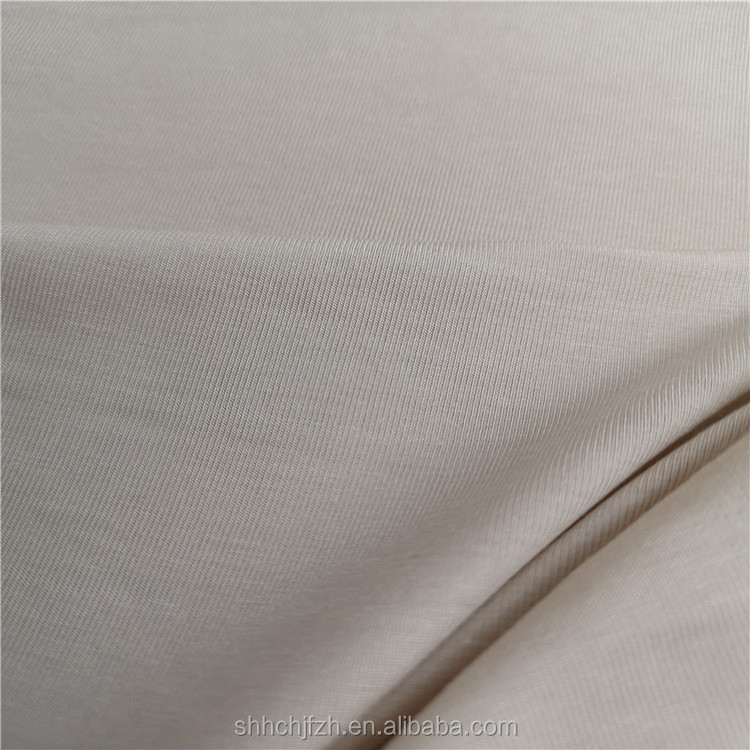 190gsm Lenzing Modal Elastane Single Jersey Knitted Micro Modal 4 ways Stretch Modal Fabric