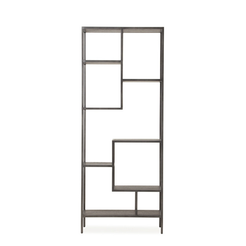 2023 Office Living Room Metal Open Display Metal Rack Shelf Bookshelf Bookcase