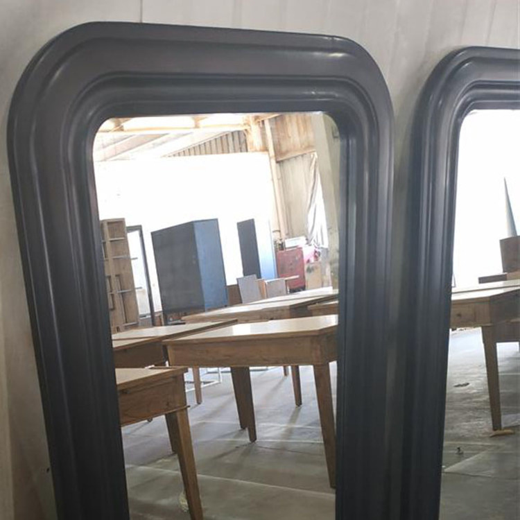 Customized Modern Large Wall Mirrors Antique Rectangular Oak Wooden Framed Dressing Floor Full Length Mirror