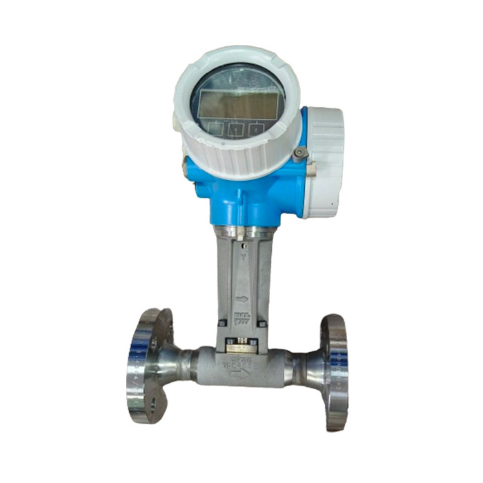 High-quality Aluminum Flange Mounted 304 mass 4-20ma co2 output gas 1'' vortex Housing Transmitter flow meters sensor steam