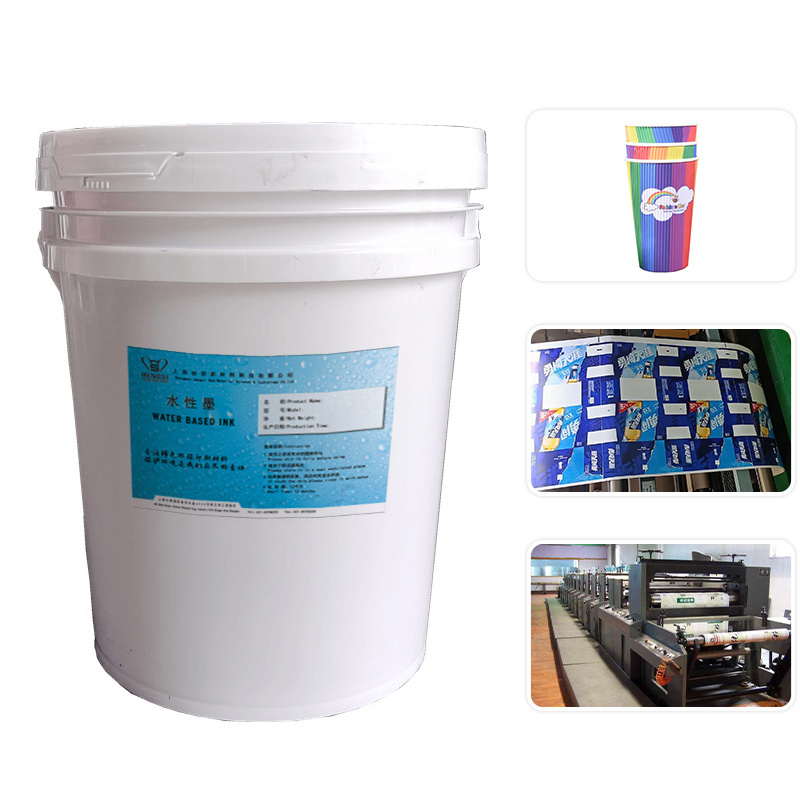 Good Quality High Color Development Rate Flexographic Water Based Refill Paint Ink