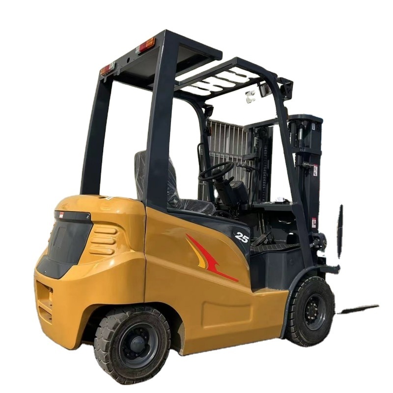 forklift with CASCADE attachment slip sheets food and beverage construction electric forklift 2.5t with push pull