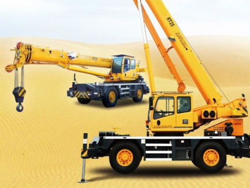 Chinese Brand Hydraulic Rough Terrain Crane 4 Wheel Mobile Cranes 30 TON