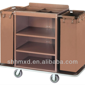 stainless steel hotel laundry trolley