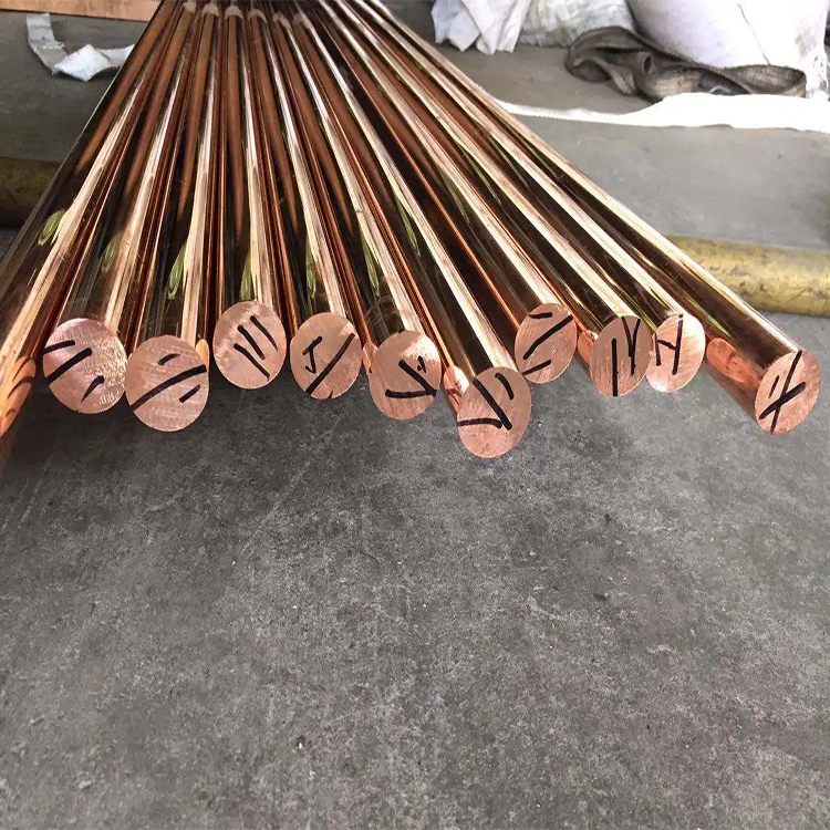 Cheap Soild copper Brass bar Brass metal rod Beryllium Bronze Round Bar copper alloy bars price per kg