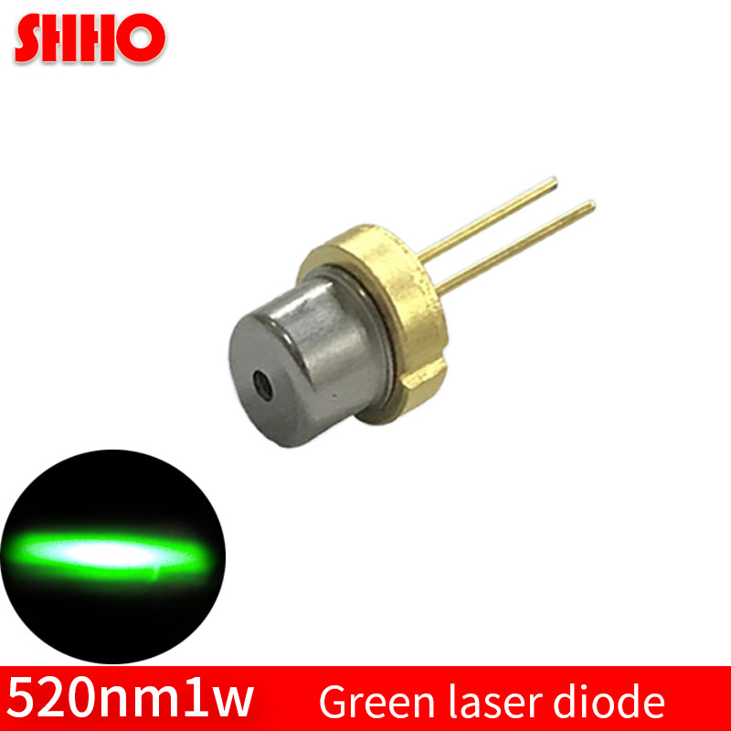 Green light laser semiconductor TO-5/diameter 9mm 520nm 1w green laser diode 1000mw laser launcher head photoelectric components