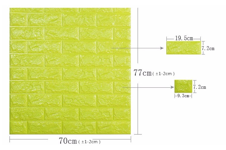 PE Foam Wallpaper 3d Wallpapers Brick stone Wallpaper self adhesive sticker for home bedroom diy decoration