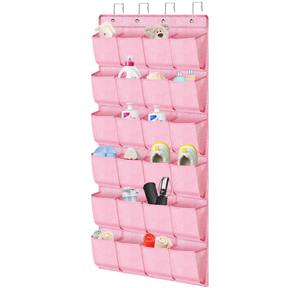 New Home Organizer Pockets Non-woven Fabric Over The Door Pantry Shoe Organizer