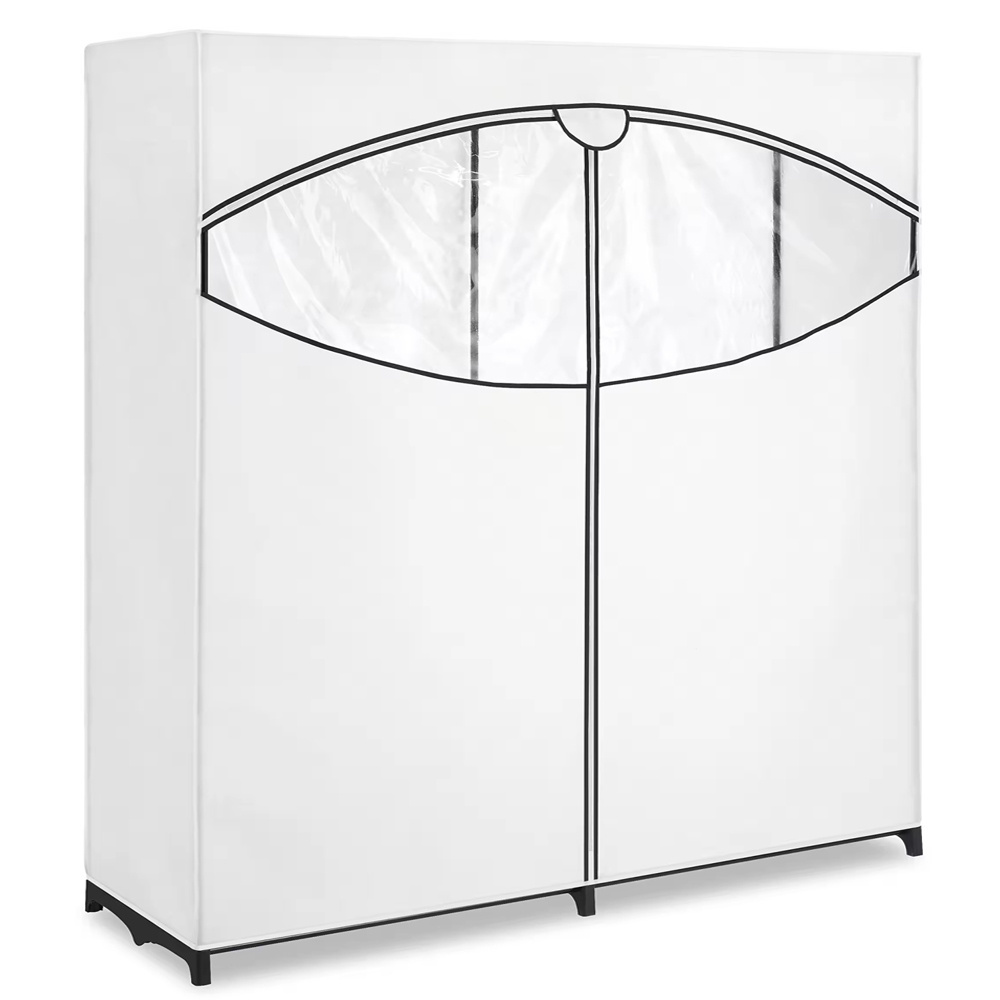 Home Large Portable Wardrobe Bedroom Clothes Storage Closet Foldable Fabric Wardrobe