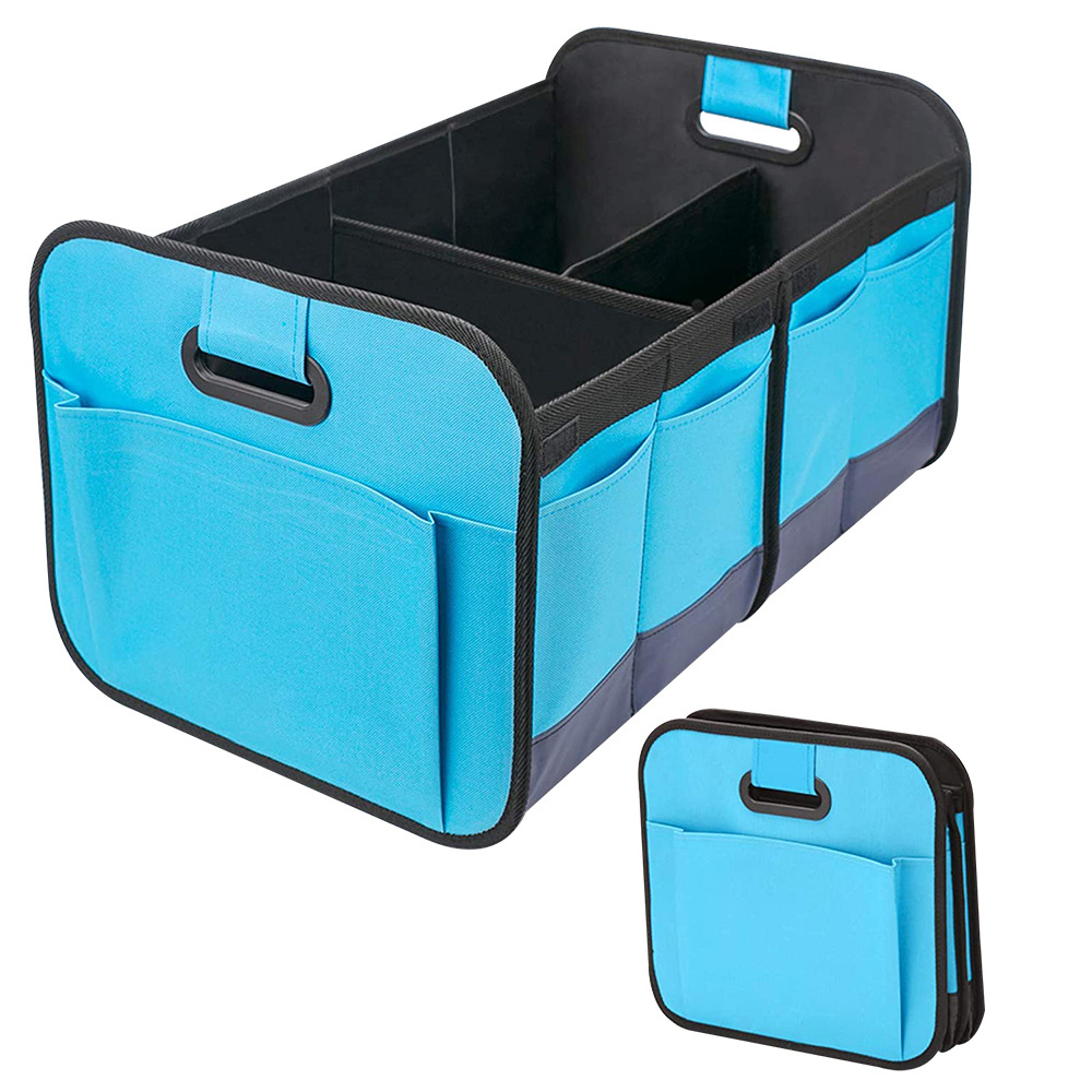 Heavy Duty Collapsible Car Boot Organiser Foldable Vehicle Trunk Storage Box Organizer