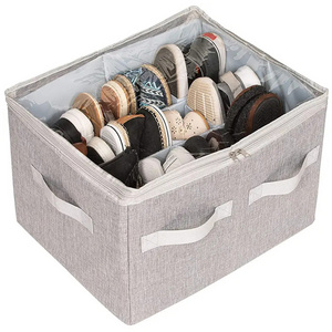 OEM China Wholesale Organizer Shoe Storage Box Non Woven Foldable Storage Box Fabric Cube Storage