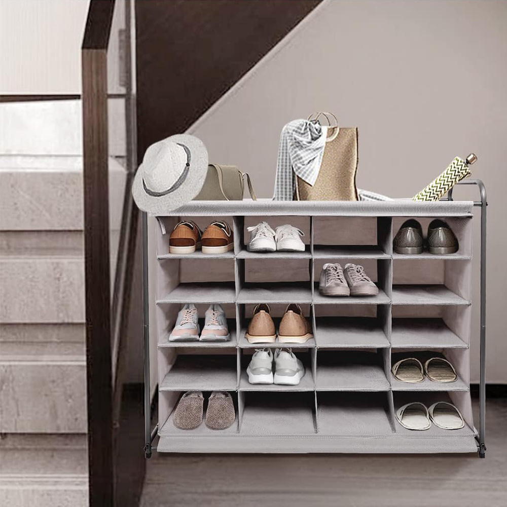 Simple Fabric Shoes Storage Rack with Multi Layers