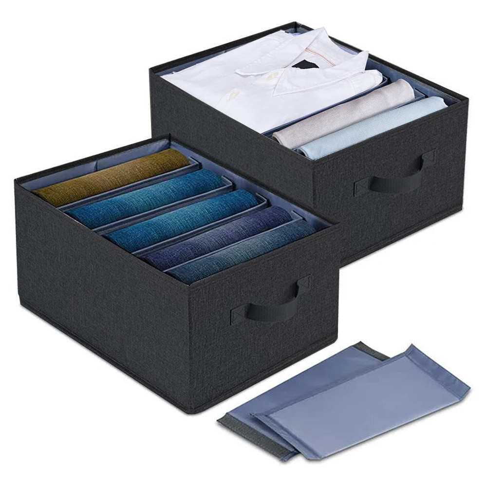 Adjustable Interior Divider Jeans Clothing Storage Box T-Shirt Shirt Underwear Organizer