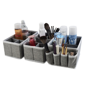 Makeup Organizer Cosmetic Storage - Drawer Organizers Foldable Storage Bins for Cosmetics Creams Lotions Jewelry Any Accessories