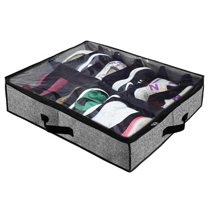 Wholesale Cheap Storage Bins,canvas Foldable Cube Underbed Collapsible Shoe Storage Shoe Box/ Storage Boxes & Bins 1000 Sets