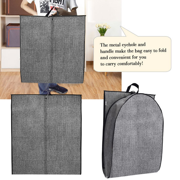 Garment Bags Suit Bag for Travel and Clothing Storage Anti-Moth Protector Breathable Suit Cover for Dresses Suits Coats