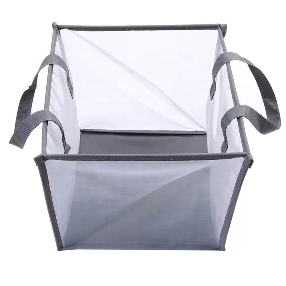 Hot Selling Black Foldable Single-layer Laundry Hamper Bag Baby Laundry Basket for Storage