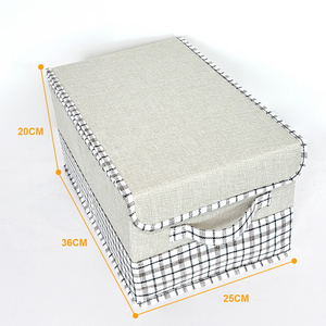 Wholesale Custom Home Storage Bin Stackable Closet T-Shirt Pants Storage Box Dust-Proof Underwear Organizer With Lid