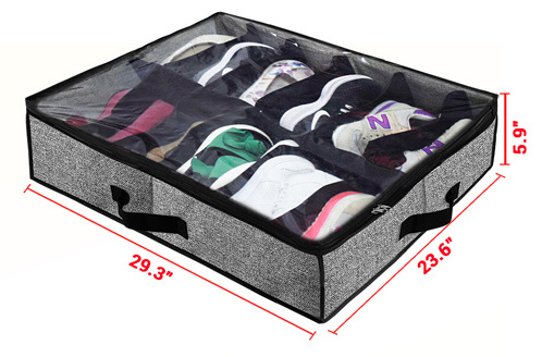 Wholesale Cheap Storage Bins,canvas Foldable Cube Underbed Collapsible Shoe Storage Shoe Box/ Storage Boxes & Bins 1000 Sets