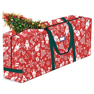 Wholesale Waterproof Heavy Duty Decorations Storage Cover Bag christmas tree storage bag