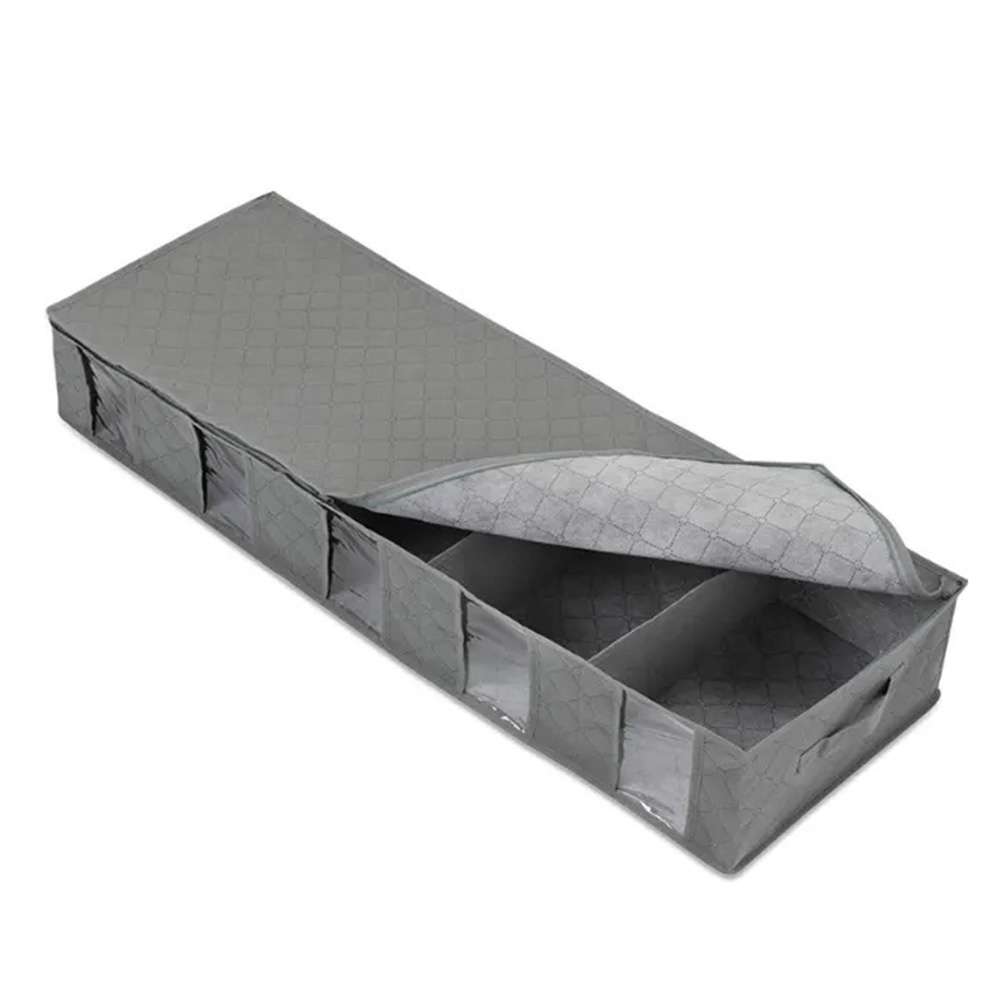 Folding Divider Organizers Under Bed Clothes Shoe Jeans Bedding Storage Box Closet Organizer