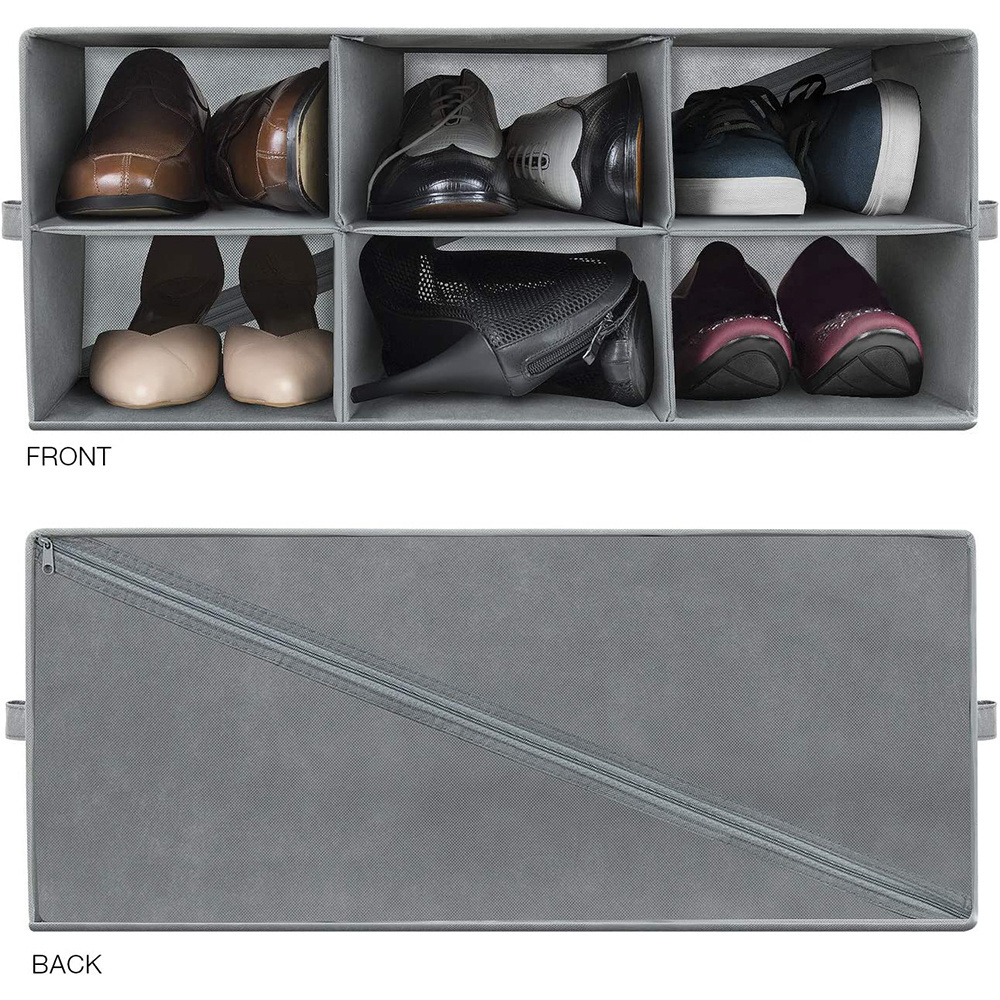 Foldable Portable Detachable Closet Organizer Storage Shoe Organizer Bin 8 Section Cubby Shoe Shelves for Home Organization