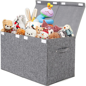 Wholesale Multifunctional Foldable Toy Storage Box Large capacity Children Toy Storage Basket Kid Organizer