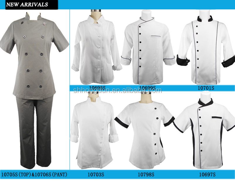 Wholesale Custom Made Cooking Chef Clothes Modern Restaurant Uniform