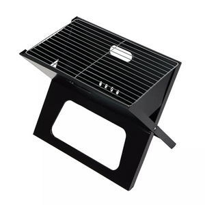 Portable Barbecue Grill Foldable BBQ Grill Outdoor Charcoal BBQ Grill Camping Picnic Barbecue Accessories BBQ Tools