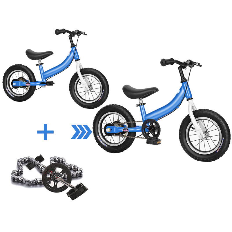 china 12/14/16 inch 2 in 1 balance bike  bicycle kids bike children children bicycles with flash training wheels