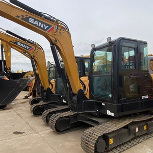 Sany sy55 sy55c sy55c-10 sy55u sy55c pro mini crawler excavator 5 Ton used excavators digger made in China