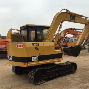 Original caterpillar E70B Crawler Excavator Cat E70B Used Hydraulic Excavators 7 TON Second hand Digger for sale