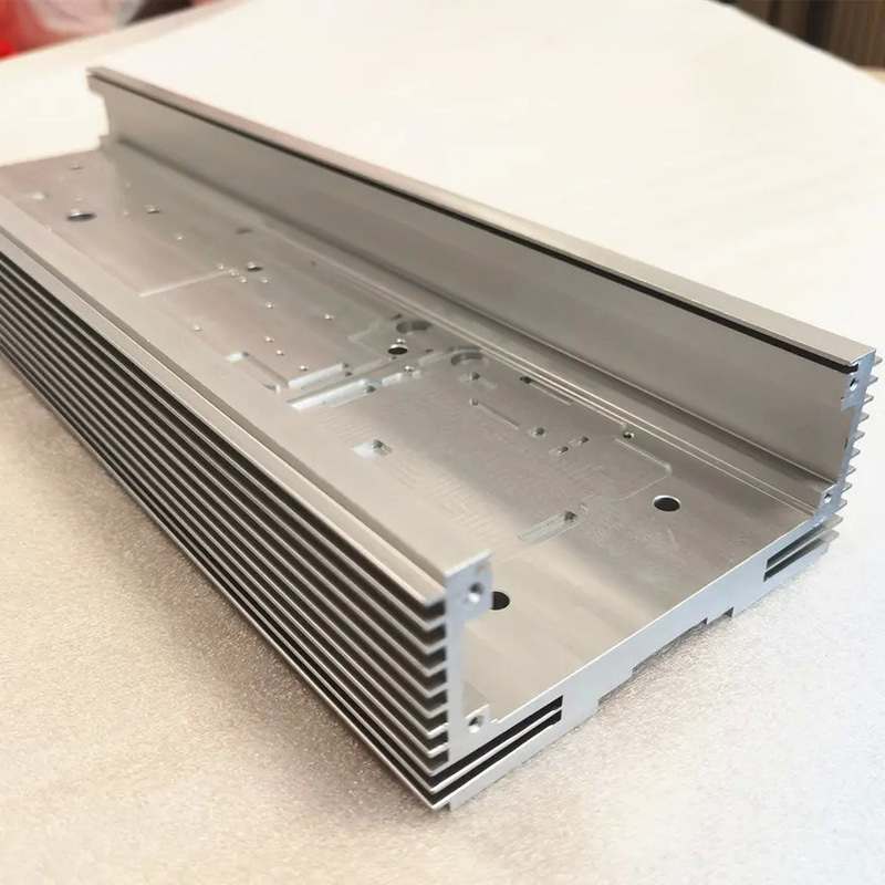 oem aluminum profile bending cnc machining processed products flexible heat sink for led light strip