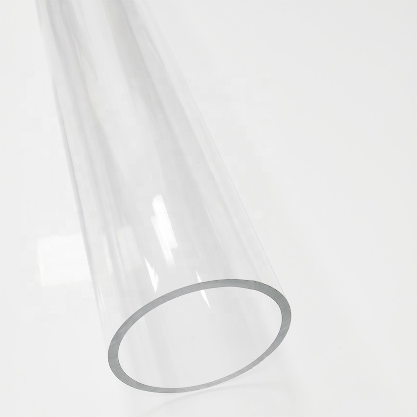 Clear large diameter Polycarbonate  plastic  tubing  PC  tube PMMA  PET  PETG pipe