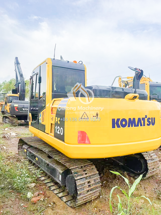 12 Ton Komatsu PC120 PC120-8 used excavator and engineering machinery mini large digger high performance for sale