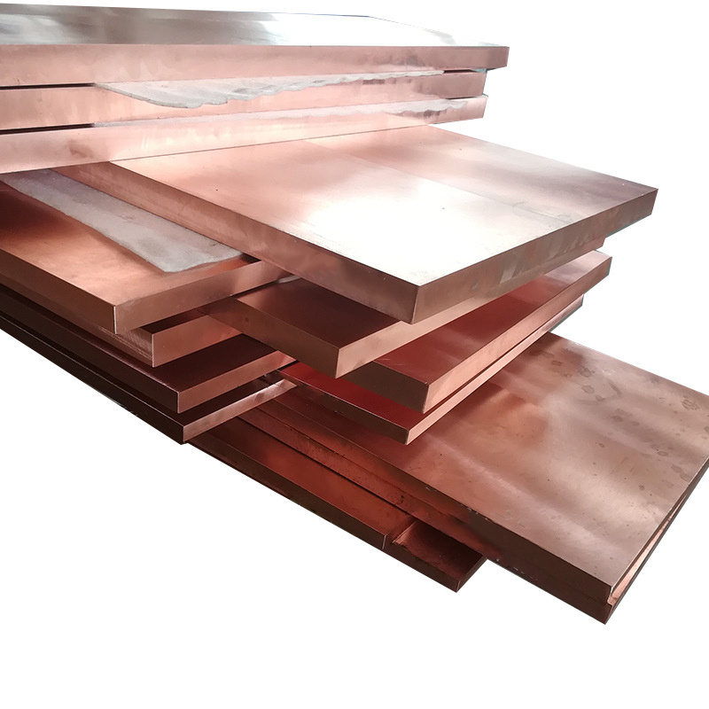 Red 99.9% Pure Copper Plate CZ108 / C2720/ C33530/C10100/C12200 3mm 4mm Thickness 4X8 Copper Sheet Price