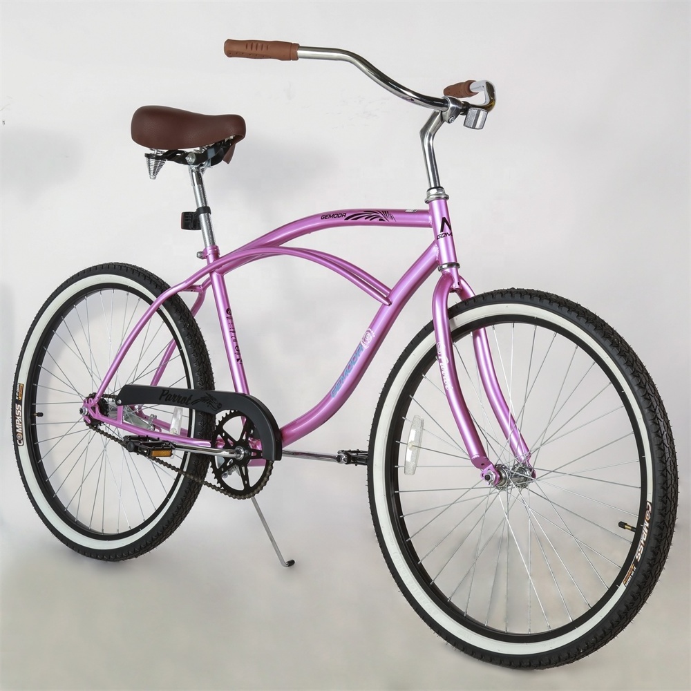 wholesale 26 INCH ALUMINUM ALLOY Beach Cruiser Bike chopper bicycle BEACH BICYCLE single speed bicycle for adults