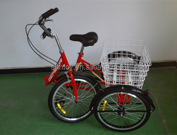 SH-FT015 20 inch Folding Three Wheeler Tricycle Pedicab Rickshaw