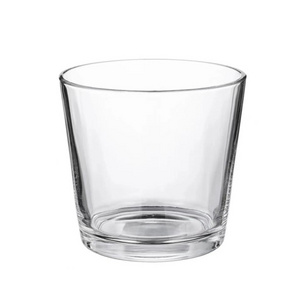 135125 Large Capacity Clear Tea-light 33oz Glass Candle Jars Votive Candle Glass Cup Thick Wall Candle Holder