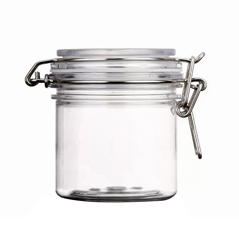 Storage Jar 100-300ml Kitchen Storage Container Wholesale Vacuum Glass Sealed Glass with Airtight Metal 200ml Food Popular