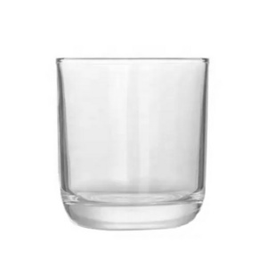 9094 Tea-light Glass Candle Holder 390ml Transparent Votive Glass Candle Cup Glass Storage Jar for Candles