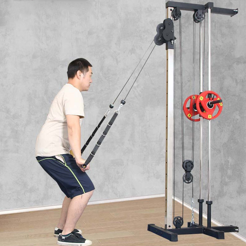 Free Training Positions Designed For Home Gym Equipment Pulley System Machine Cable Crossover Machine Lat Pulldown Machine