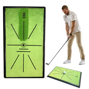 Analysis Swing Path and Correct Hitting Posture Golf Practice Mat, Golf Training Aid