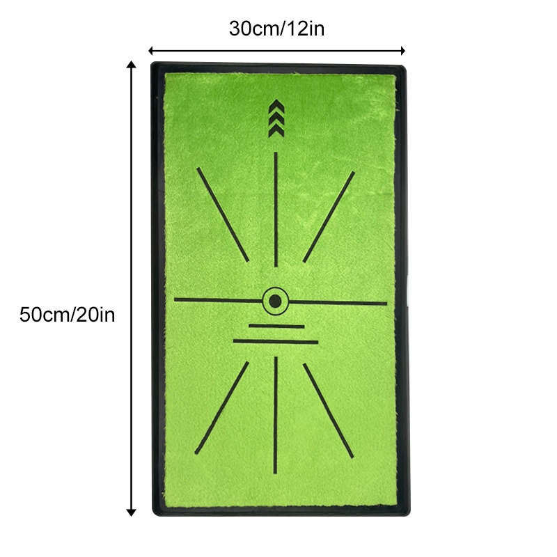 Analysis Swing Path and Correct Hitting Posture Golf Practice Mat, Golf Training Aid