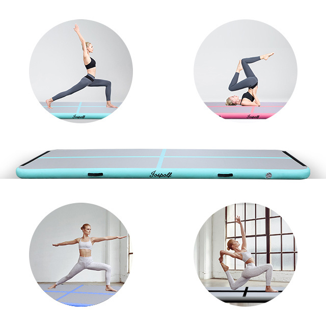 High quality Eco Friendly Inflatable Gymnastics Mat Yoga Tumbling Mat Gym Home Floor GYM Inflatable Air Track air mat