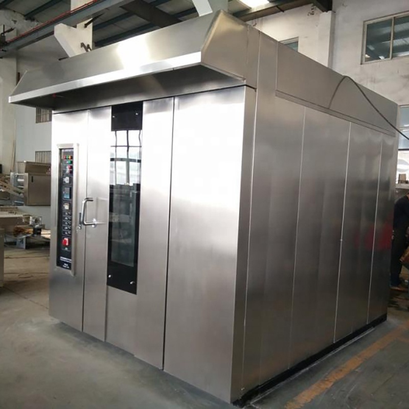 China industrial bakery rotary gas oven / rotating bakery ovens