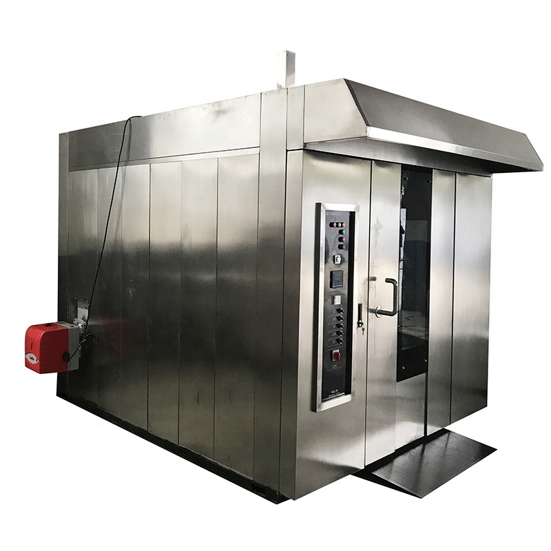 China industrial bakery rotary gas oven / rotating bakery ovens